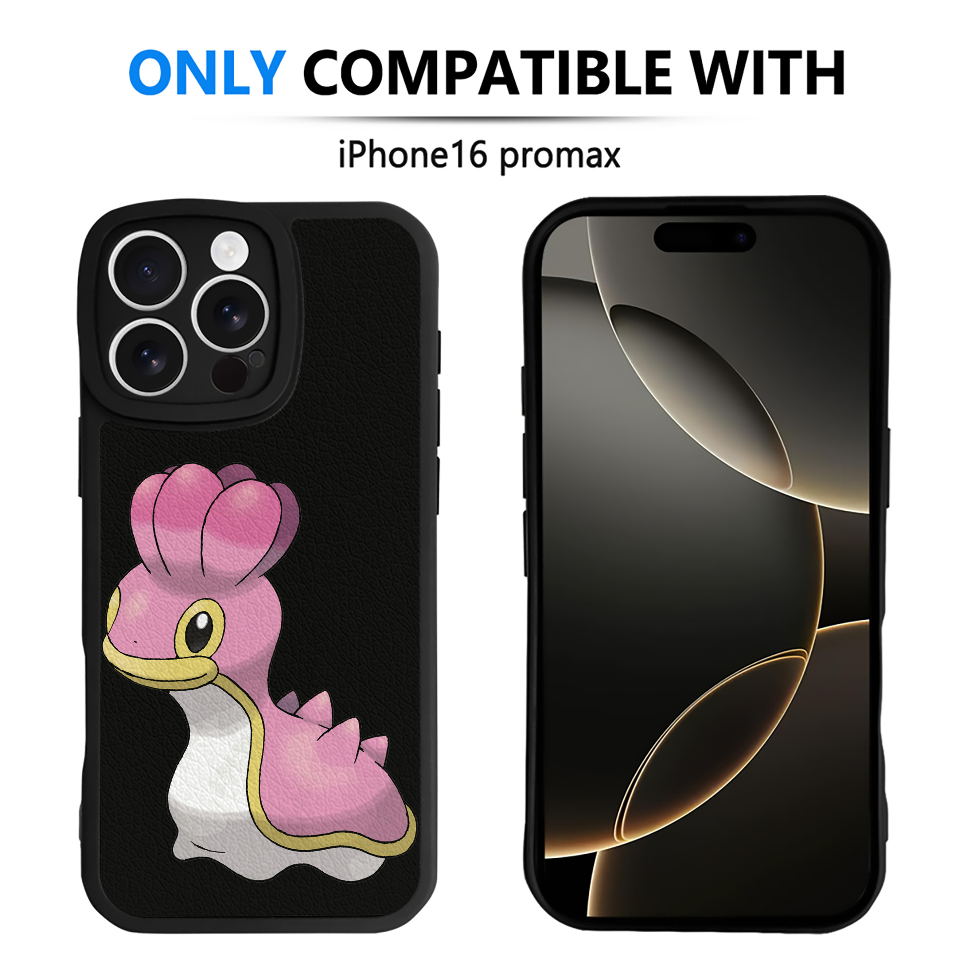 （画像用） ポケットモンスター Pokémon 【iPhone 16シリーズ対応】シリコンスマホケース（レザー調） 材質：シリコン